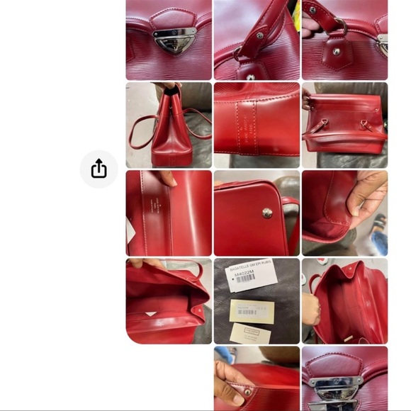 Lv Bagatelle Gm Epi Rubis handbag. - Picture 6 of 6